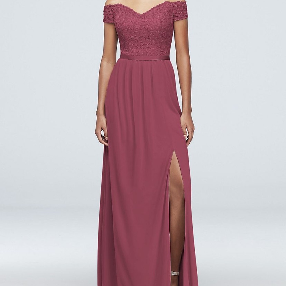 NEW WITH TAGS— DAVIDS BRIDAL- Bridesmaid Dress